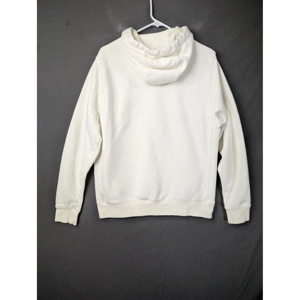 Nike Mens Sportswear Club Fleece Hoodie Sail White BV2648-133 Size Medium